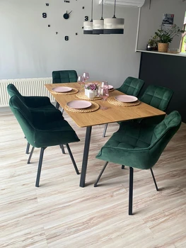 Zdjęcie autorstwa: aldona, Wrocław, Opinia:Polecam, bardzo dobre jakościowo tkaniny i wykonanie. Krzesła są wygodne i solidne i świetnie wyglądają w jadalni.